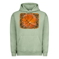 Pigment Oil Green glitter leopard basketball background Urban Hoodie - RanaPortraitStore