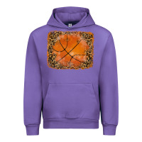 Tulip glitter leopard basketball background Urban Hoodie - RanaPortraitStore