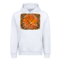 White glitter leopard basketball background Urban Hoodie - RanaPortraitStore