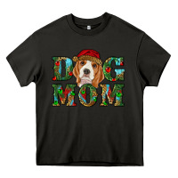 Asphalt Christmas dog mom beagle Heavy Core Tee - RanaPortraitStore