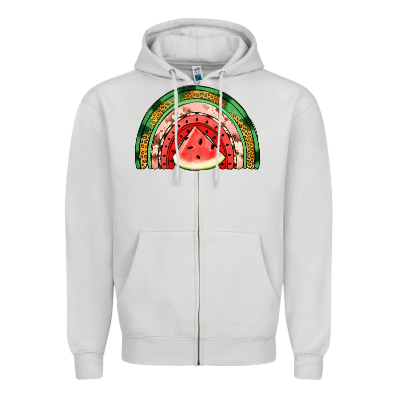 Watermelon Rainbow Zipper Hoodie by Jasminsmagicworld | Teevron