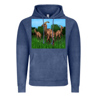 Vintage Denim parasaurolophus Vintage Hoodie - Artiststas