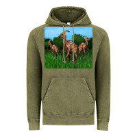Vintage Olive parasaurolophus Vintage Hoodie - Artiststas
