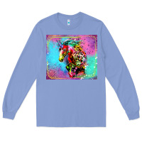 Colony Blue Colorful Unicorn Horse Long Sleeve Tee - LillyAllenDesigns