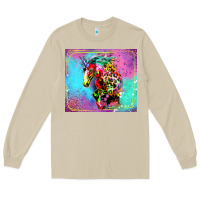 Mushroom Colorful Unicorn Horse Long Sleeve Tee - LillyAllenDesigns