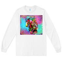 White Colorful Unicorn Horse Long Sleeve Tee - LillyAllenDesigns