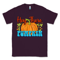 Plum Hey There Pumpkin Classic Tee - FaDigitalArtStudio