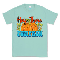 Seafoam Hey There Pumpkin Classic Tee - FaDigitalArtStudio