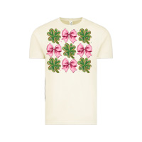 Vintage Arctic clover bow Vintage Tee - CowhideDigitalArt