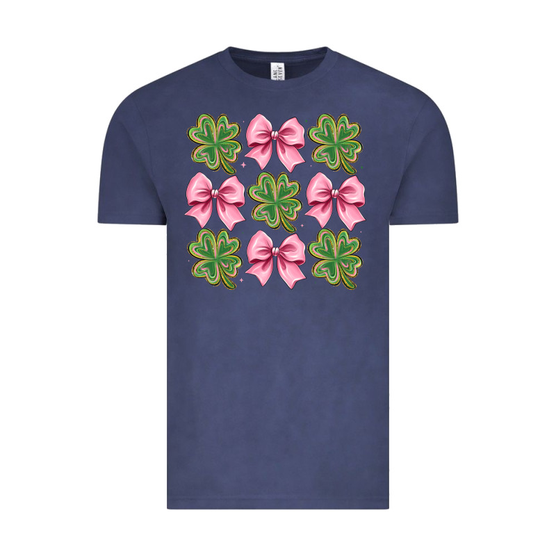 Clover Bow Vintage Tee by CowhideDigitalArt | Teevron