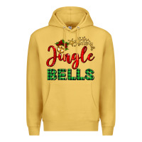Antique Gold christmas jingle bells Premium Hoodie - BarkalooDesign