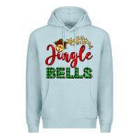 Blue Mist christmas jingle bells Premium Hoodie - BarkalooDesign