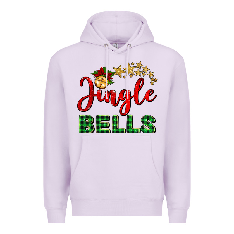 Christmas Jingle Bells Premium Hoodie by BarkalooDesign | Teevron
