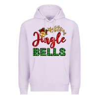 Lilac christmas jingle bells Premium Hoodie - BarkalooDesign