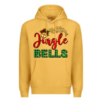 Mustard christmas jingle bells Premium Hoodie - BarkalooDesign