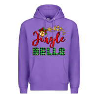 Purple christmas jingle bells Premium Hoodie - BarkalooDesign
