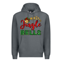 Rock christmas jingle bells Premium Hoodie - BarkalooDesign