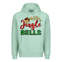 Seafoam christmas jingle bells Premium Hoodie - BarkalooDesign
