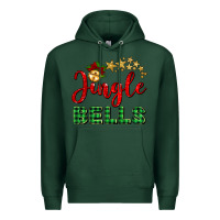 Sports Green christmas jingle bells Premium Hoodie - BarkalooDesign