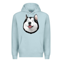 Blue Mist Husky Premium Hoodie - Jasminsmagicworld