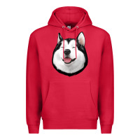Cardinal Husky Premium Hoodie - Jasminsmagicworld