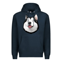 Navy Husky Premium Hoodie - Jasminsmagicworld