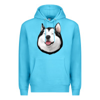 Ocean Blue Husky Premium Hoodie - Jasminsmagicworld