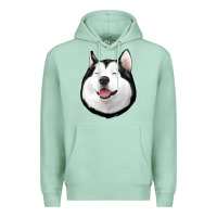 Seafoam Husky Premium Hoodie - Jasminsmagicworld