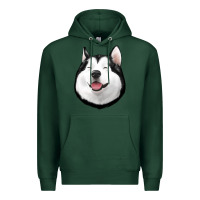 Sports Green Husky Premium Hoodie - Jasminsmagicworld