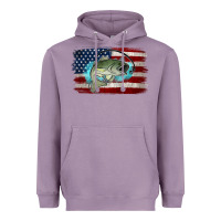 Lavender American Flag Fish Heavyweight Hoodie - Jasminsmagicworld