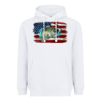 White American Flag Fish Heavyweight Hoodie - Jasminsmagicworld