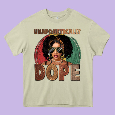 Unapologetically Dope Heavy Core Tee Designed By Fadigitalartstudio