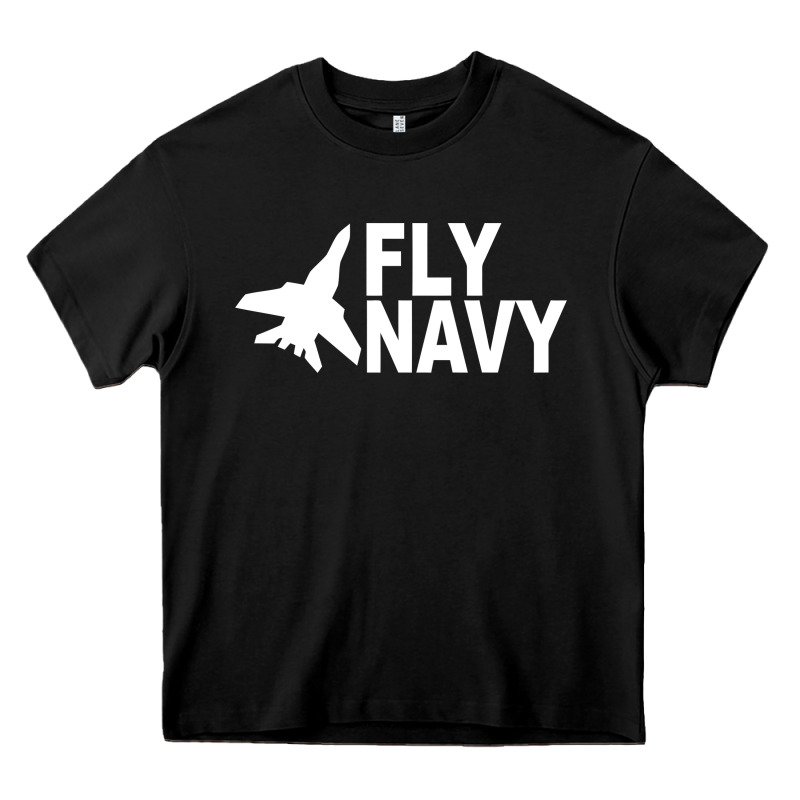 Fly Navy Heavy Core Tee by DesigneFamous | Teevron