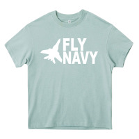 Arona fly navy Heavy Core Tee - DesigneFamous