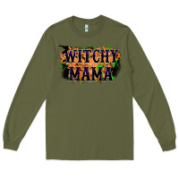 Army Green witchy mama Long Sleeve Tee - RacoonDesign