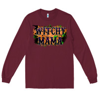 Burgundy witchy mama Long Sleeve Tee - RacoonDesign