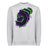 Heather Grey tie dye patch Heavyweight Sweatshirt - RanaPortraitStore