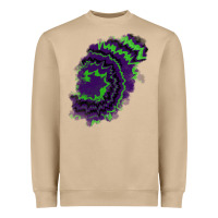 Mushroom tie dye patch Heavyweight Sweatshirt - RanaPortraitStore