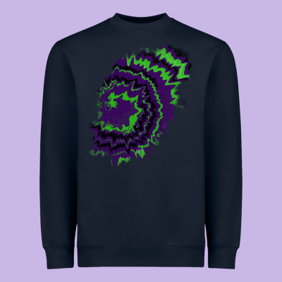 Tie Dye Patch Heavyweight Sweatshirt Designed By Ranaportraitstore