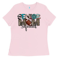Senior Mom Squad Football Design Ladies Tee | Teevron