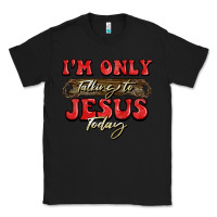 Black i'm only talking to jesus today christmas Classic Tee - BarkalooDesign
