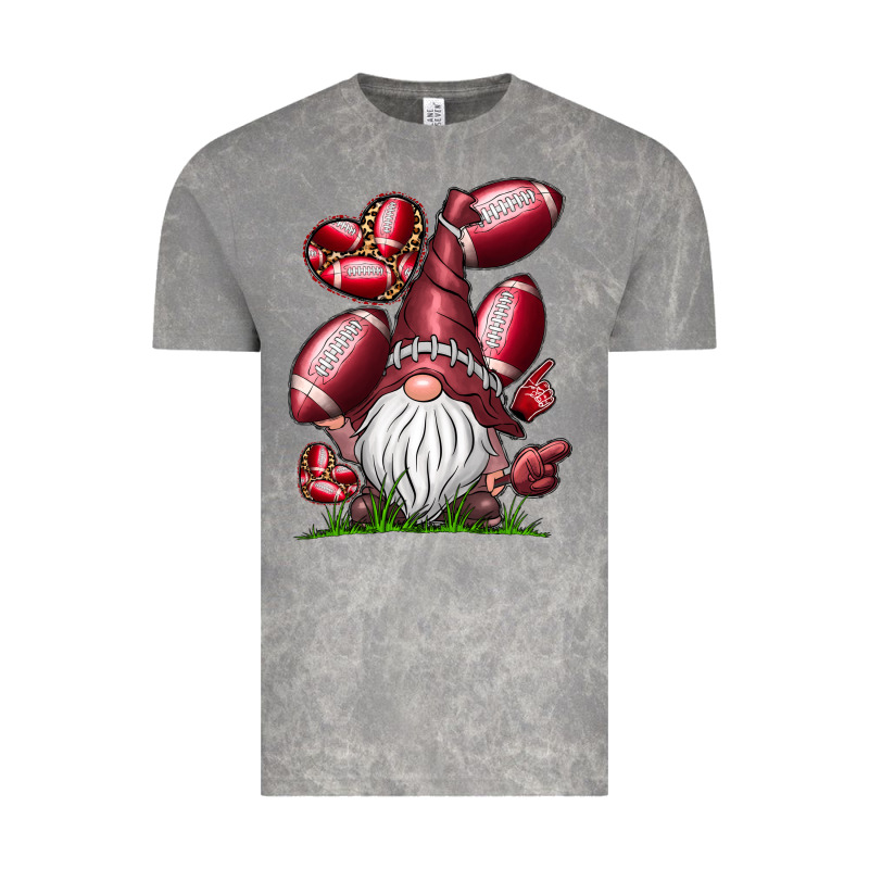 American Football Gnome Vintage Tee by CowhideDigitalArt | Teevron