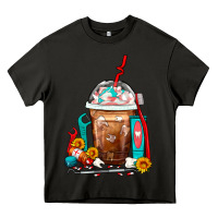 Asphalt Dentist Frappe Coffee Heavy Core Tee - FaDigitalArtStudio