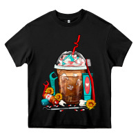 Black Dentist Frappe Coffee Heavy Core Tee - FaDigitalArtStudio