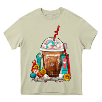 Mossy Dentist Frappe Coffee Heavy Core Tee - FaDigitalArtStudio
