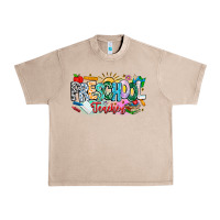 French Oak Precschool Teacher Urban Heavy Tee - CowhideDigitalArt