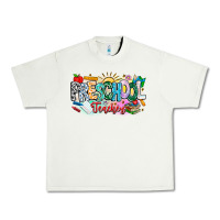 Pistachio Precschool Teacher Urban Heavy Tee - CowhideDigitalArt