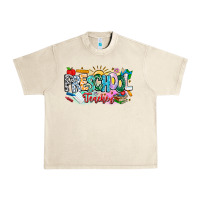 Sandshell Precschool Teacher Urban Heavy Tee - CowhideDigitalArt
