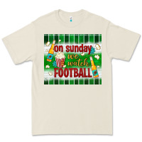 On Sunday We Watch Football Tumbler Premium Tee | Teevron