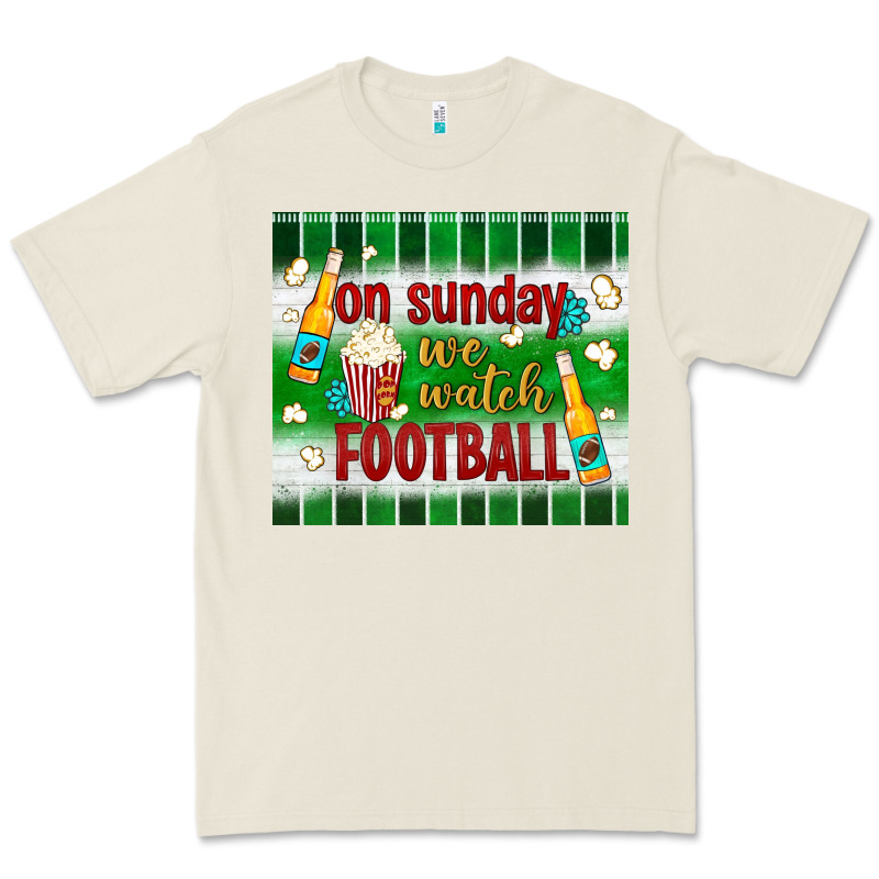 On Sunday We Watch Football Tumbler Premium Tee by BundleAndBundleShop | Teevron
